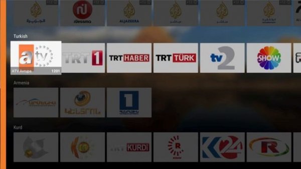 Android TV Box for watching the Turkish Channels through internet