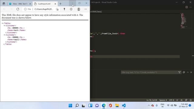 How to upload and import the XML file in Business central using AL Language. смотреть онлайн