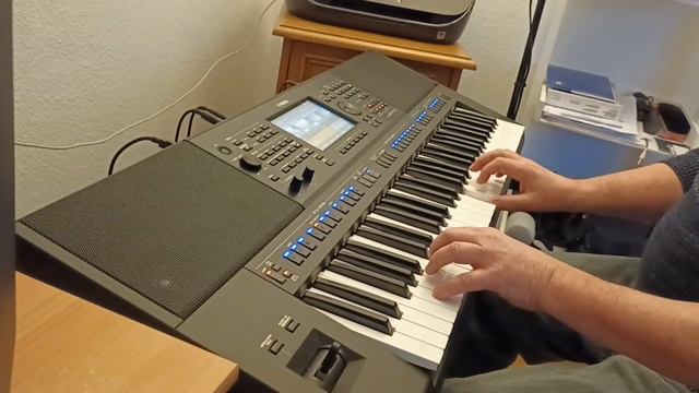In the Air Tonight, Phil Collins, Keyboard-Cover Yamaha PSR-SX700 Klaus смотреть онлайн