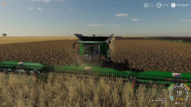 Farming Simulator 19 - The Largest Harvester With Crazy Header 100 Meter смотреть онлайн