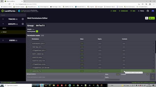 Per World Permissions Using Luckperms and Multiverse смотреть онлайн