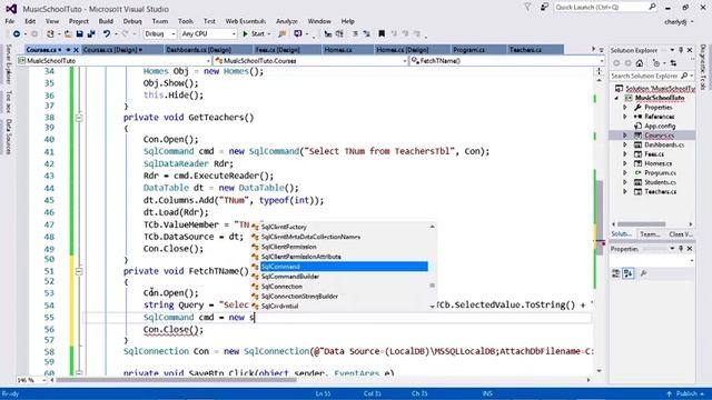 Music School Management System Using C#.Net and SQL Server смотреть онлайн