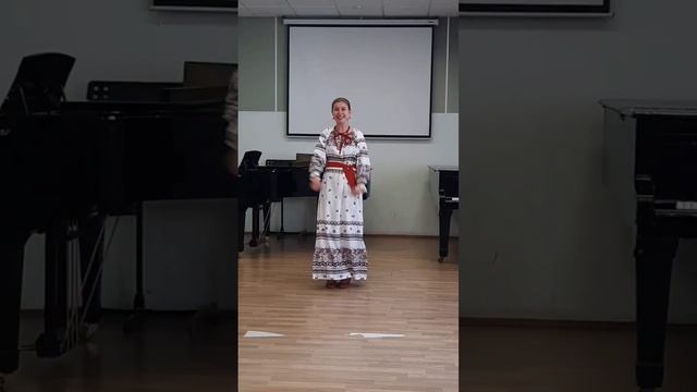 Козлова Елизавета - русская народная песня «Топится в огороде баня» смотреть онлайн