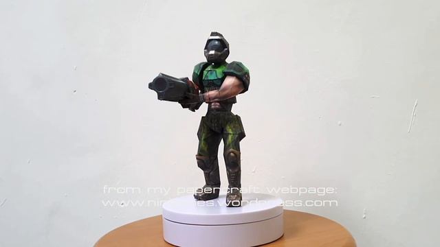 free Doomguy papercraft смотреть онлайн