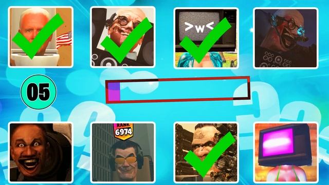 GUESS THE MONSTERS VOICE - BIDEN TOILET, Skibidi Thomas Train, Skibidi Toilet's Quiz смотреть онлайн