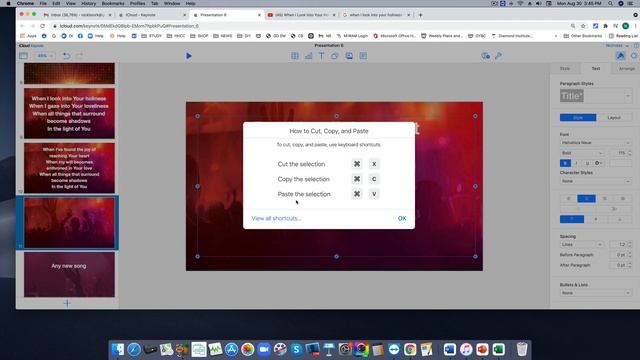 Using Keynote in icloud смотреть онлайн