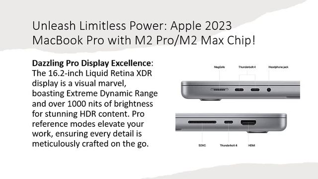 Unleash Limitless Power: Apple 2023 MacBook Pro with M2 Pro/M2 Max Chip! смотреть онлайн