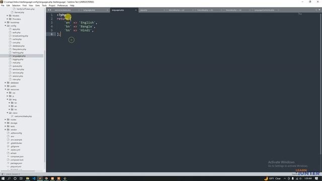 102. laravel localization , multi language bangla tutorial | How to use multi language in laravel смотреть онлайн