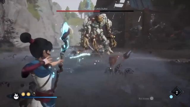 Kena Bridge of Spirits, Defeating Stone Guardian, Kena Walkthrough Tips and Guide 2021 Kena Gamepla смотреть онлайн