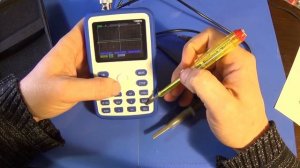 FNIRSI-1C15 портативный осциллограф. Обзор меню, первые впечатления.