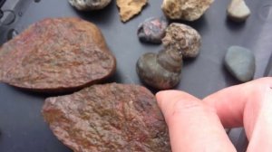 Поиск камней на реке Клязьма в Подмосковье