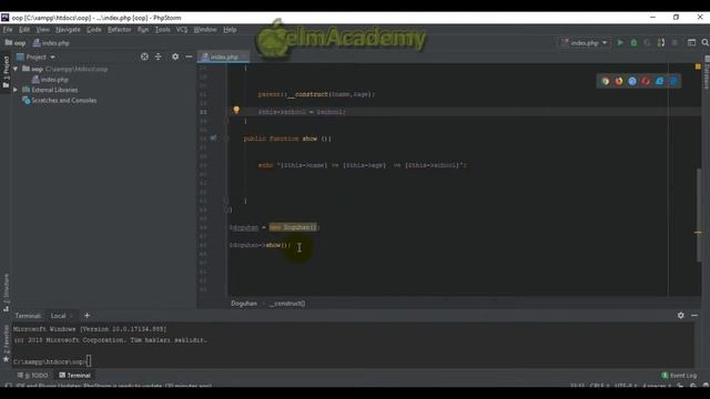 10 - PHP OOP Parent Sözcüğü (Keyword) смотреть онлайн