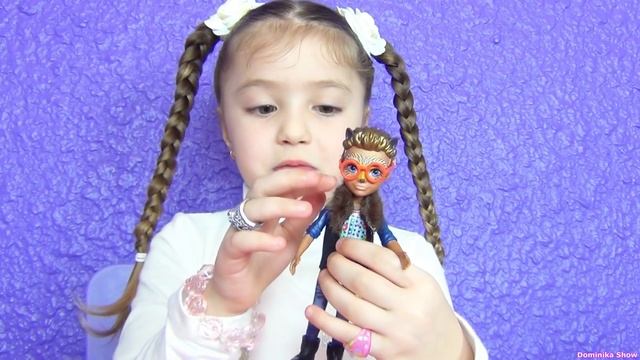 Доминика открывает новые куклы зверюшки Enchantimals смотреть онлайн