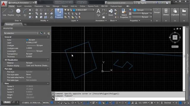 Intro to AutoCAD 2015 - 06 - Layers смотреть онлайн