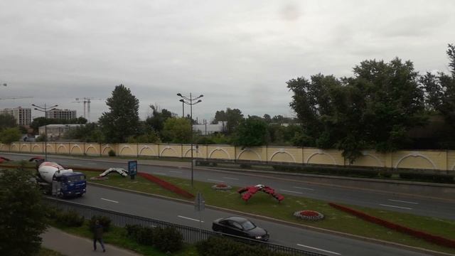 Царское село - Санкт-Петербург из электропоезда ЭР2Т сообщением Посёлок - Санкт-Петербург. смотреть онлайн