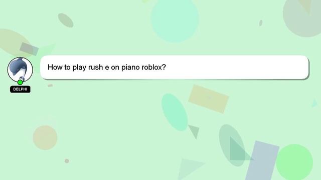 How to play rush e on piano roblox? смотреть онлайн