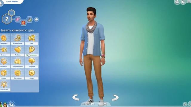 Создала сима, используя колесо фортуны в The Sims 4 Cas Challenge смотреть онлайн