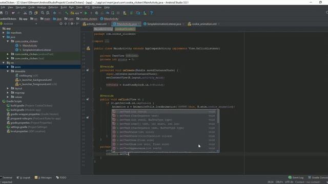 Spiel programmieren Android Studio - Cookie Clickers programmieren #1 смотреть онлайн