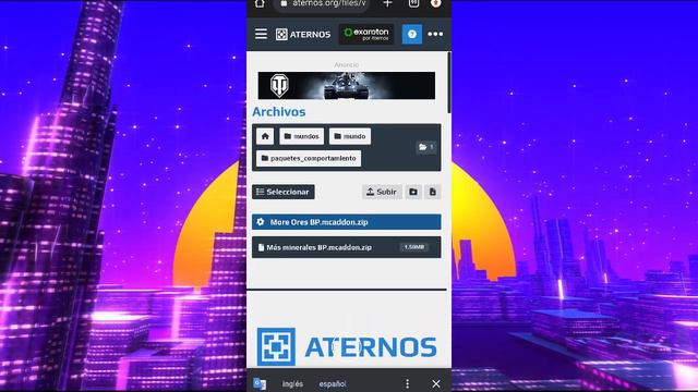 Como subir mods en tu servidor de Aternos Minecraft Bedrock смотреть онлайн
