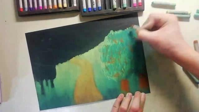 КАК НАРИСОВАТЬ ПЕЙЗАЖ ПАСТЕЛЬЮ?! ВСЕ ПОДРОБНОСТИ В ОДНОМ ВИДЕО!!! смотреть онлайн