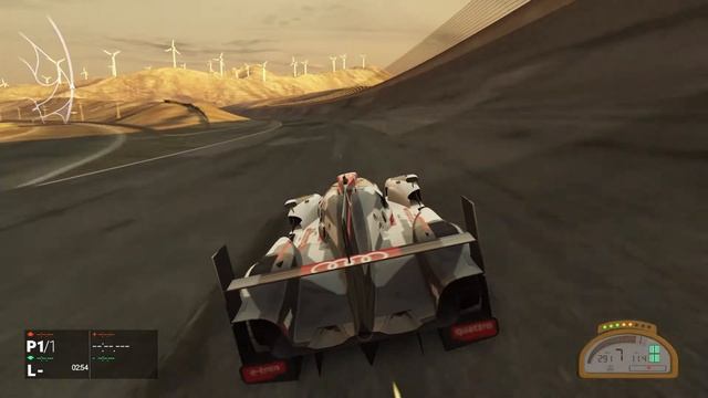 Testing Audi R18 e-tron quattro on Mojave Test track Project CARS™ смотреть онлайн