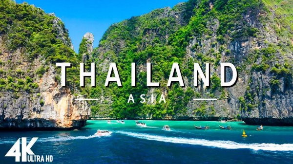 FLYING OVER THAILAND (4K UHD) - Relaxing Music Along With Beautiful Nature Videos(4K Video Ultra HD)