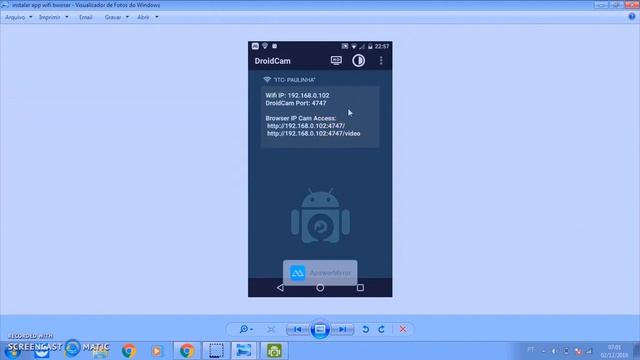 Qualquer Celular smartphone como webcam HD USB - Usar celular como WEBCAM No Pc - Celular WebCam смотреть онлайн