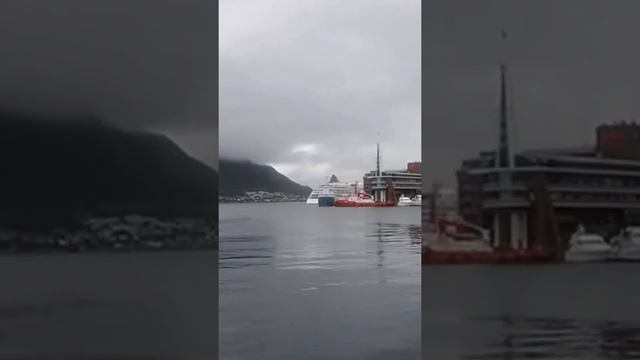 norway north arctic circle tromsø city center норвегия северный полярный круг центр города тромсё смотреть онлайн