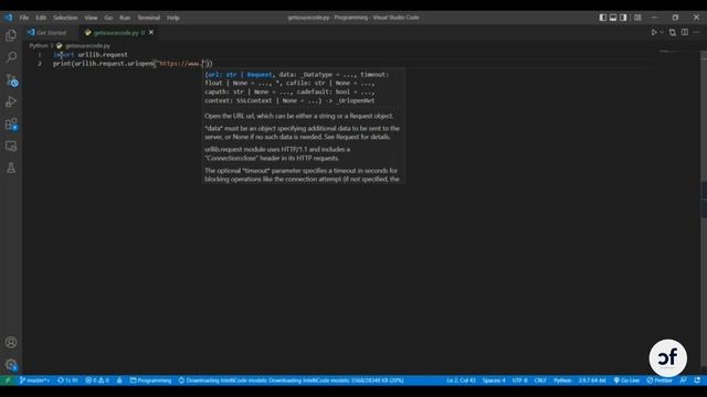 Get Source Code of Any Website Using Python || CodingFizz смотреть онлайн