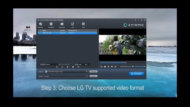 LG TV H.265/HEVC - Play H.265/HEVC movies on LG TV via USB смотреть онлайн