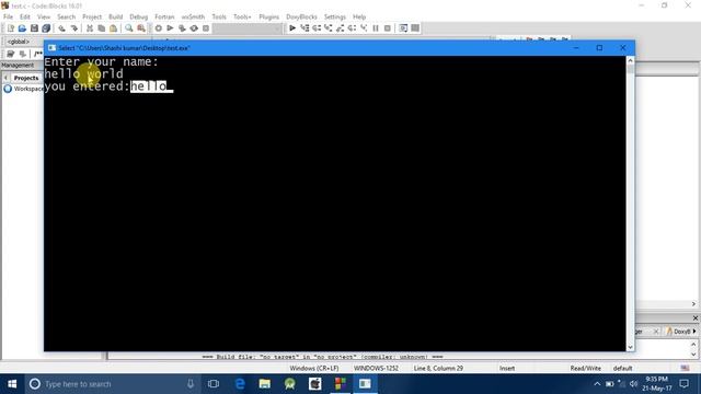 how to take input a string containing space without using gets in c language in hindi смотреть онлайн