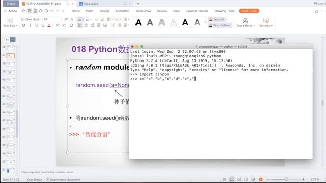 018Python数据分析random seed смотреть онлайн