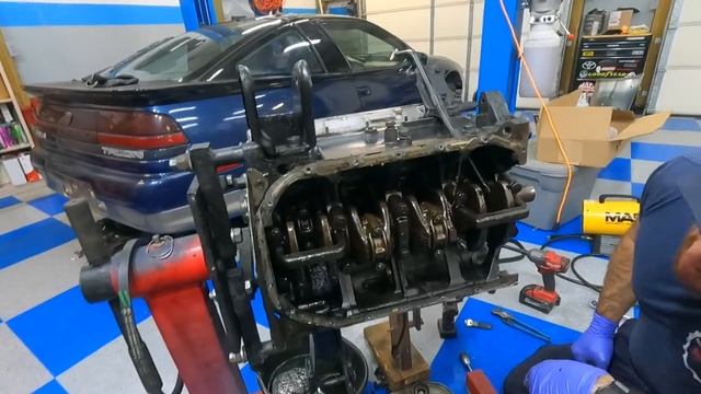 1991 Eclipse GST Episode 5 4g63 Balance Shaft Delete and oil pump installation смотреть онлайн