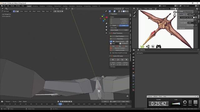 12. Blender Game Landscape. Jurassic Park (Part12) смотреть онлайн