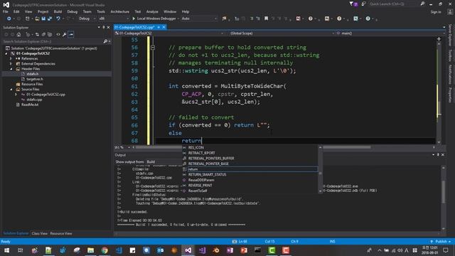 01 - Character Conversion - Codepage encoding to UCS2 or UTF16 смотреть онлайн