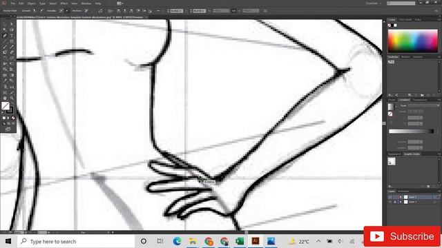 Fashion Figure Drawing using Adobe Illustrator смотреть онлайн