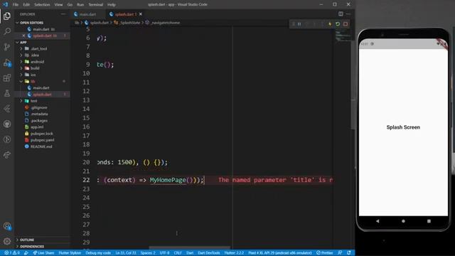 How to Create a Splash Screen in Flutter App? | GeeksforGeeks смотреть онлайн
