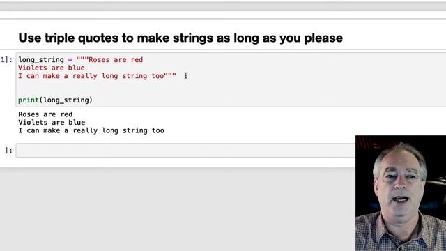 Creating multi-line strings in Python смотреть онлайн