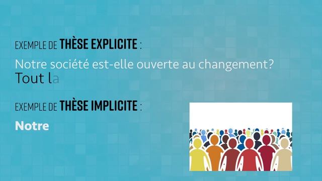 Le texte argumentatif : la thèse | Français | Alloprof смотреть онлайн