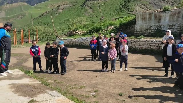 утренняя зарядка в лагере "Радуга" в Изано(5) смотреть онлайн