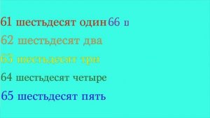 Цифры От  0 до Миллиона,  учимся считать !