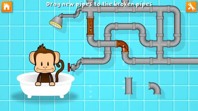 Monkey Preschool Fix-It - Educational Game App for iPad, iPhone, Android смотреть онлайн