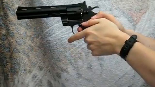 Airsoft KWC Colt python 357 magnum смотреть онлайн