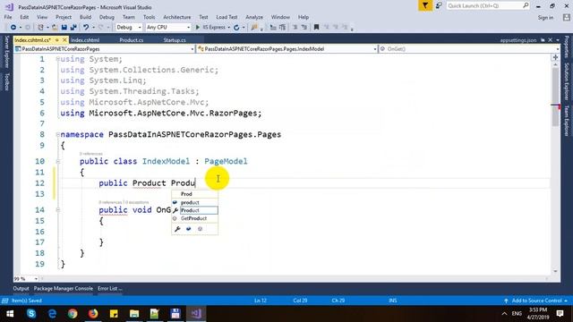 Pass Data to Razor Page in ASP.NET Core Razor Pages смотреть онлайн