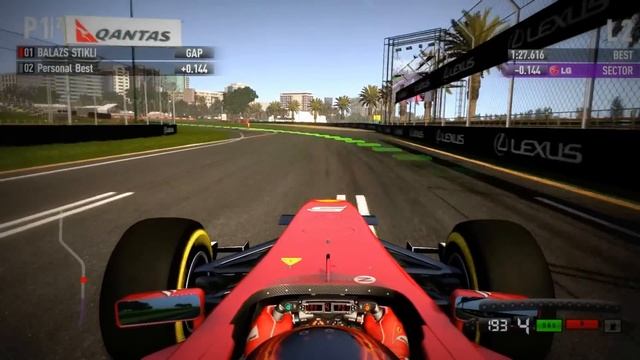 Melbourne gameplay - Ferrari - F1 2012 HD смотреть онлайн