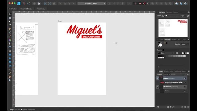 [Tutorial] How to create a promotional poster design using thumbnail sketches with Affinity Designe смотреть онлайн