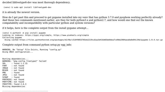 Raspberry Pi: rpi 3B+ problems installing pygame into virtual env смотреть онлайн
