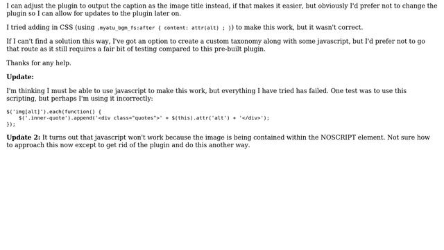 Wordpress: Display alt text as tool tip on page смотреть онлайн