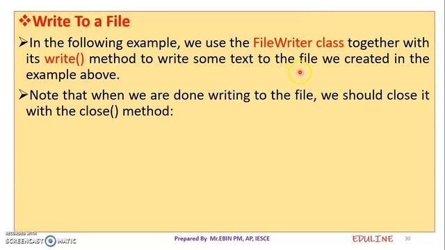 JAVA - MODULE 3 - TOPIC 11 - WORKING WITH FILES смотреть онлайн