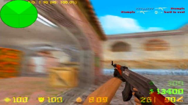 cs 1.6 2023 640x480 = cheat? beautiful sky + butterfly knife! смотреть онлайн